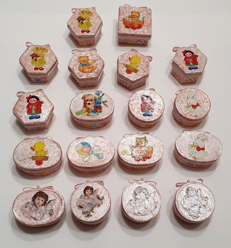 Lotto scatoline bomboniere - scatoline,