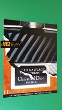 Pubblicità 1986 - Christian Dior EAU SAUVAGE profumo - Advertising clipping