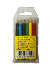 6 MINI MATITE COLORATE SCUOLA