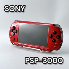 Sony PSP 3000 Console Gioco Rosso Nero USATA Giappone Spedizione Gratuita Ottime Condizioni