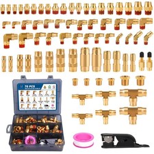 76PCS Kit raccordi linea freno