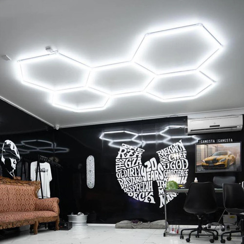 Lampada led esagonale tubi - lampada,
