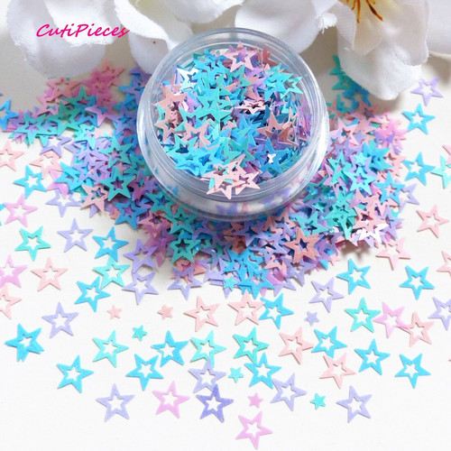 Nail art glitter stargazer - nail,