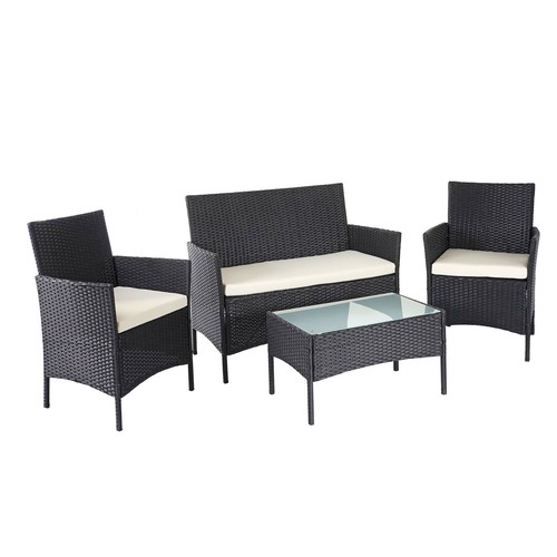Set giardino polyrattan - in,