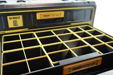 Dewalt Tough System Contenitore Organizzatore 3 Cassetti Compatibile PETG NERO GIALLO Divisore