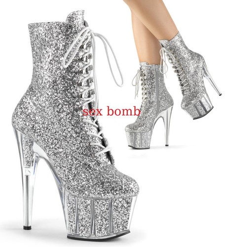 Sexy stivaletti glitter tacco - sexy,