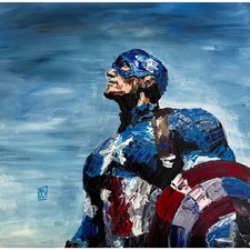 Quadro fumetto testurizzato