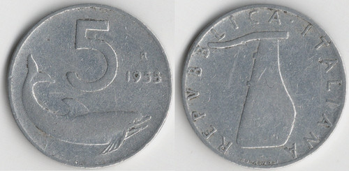Italia lire 1955 - italia,