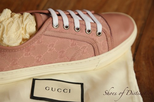 Gucci pink monogram canvas - gucci,