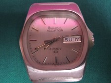 BULOVA  ACCUTRON QUARTZ DAY-DATE- NON FUNZIONANTE - X RICAMBI - NO WORKING  #C1#