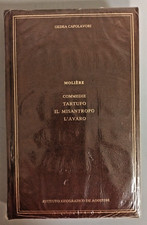 MOLIERE COMMEDIE TARTUFO MISANTROPO AVARO Gedea capolavori De Agostini anni 2000