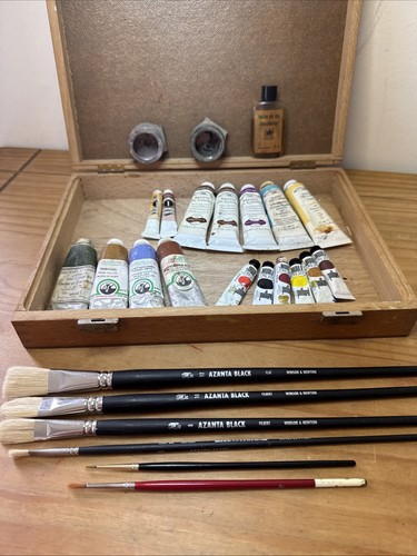 Set dipinti olio - olio, in
