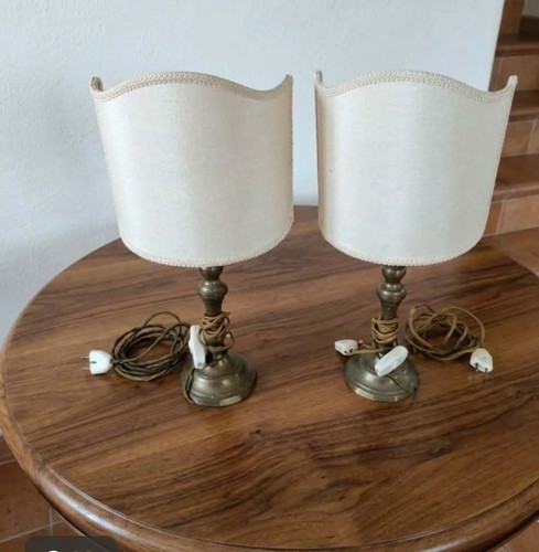 Abatjour vintage ottone - abatjour,