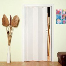Porta a soffietto PVC bianco frassino porte a scomparsa made in italy