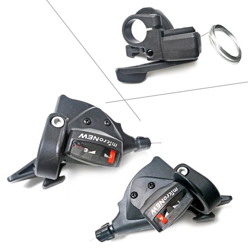Deragliatore liscio nero