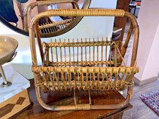 portariviste in bambù, rattan