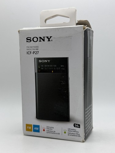 Sony icf p27 - sony, radio
