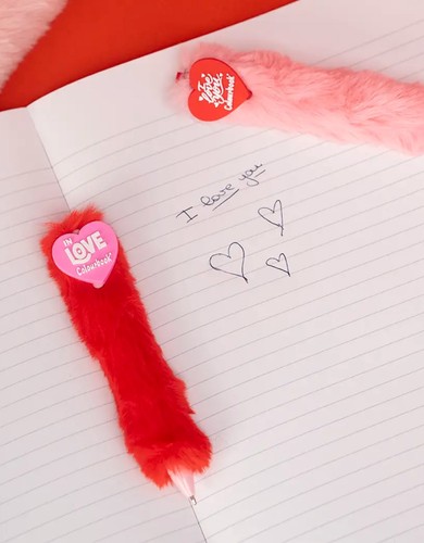 Penna sfera peluche love - peluche, in