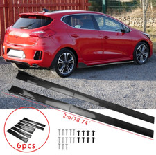 2m Carbon Optik Sideskirts