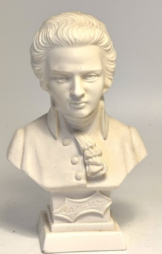 Scultura busto mozart - mozart, a