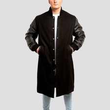 Cappotto Varsity Uomo Nero