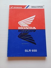 HONDA SLR 650 1997 manuale officina ITALIANO originale