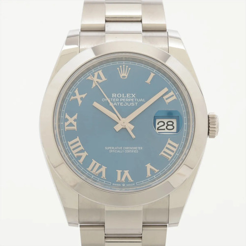 Rolex datejust 126300 ss - ss,