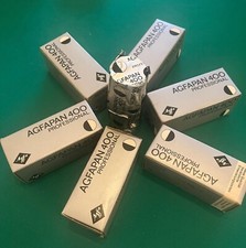 AGFAPAN 400 Professional, pellicola B/N, lotto 6 Rullini scaduti 1/1975,