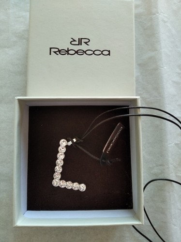 Rebecca ciondolo lettera con - rebecca,