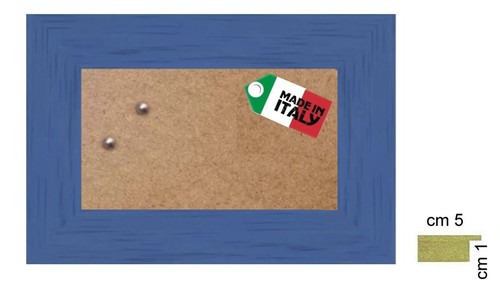 Cornice blu opaca tavolo - cornice,