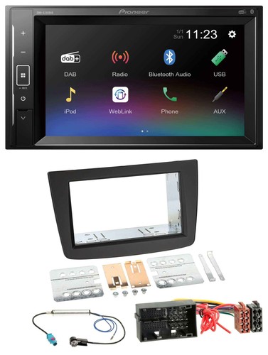 Pioneer dab mp3 2din bluetooth - pioneer,