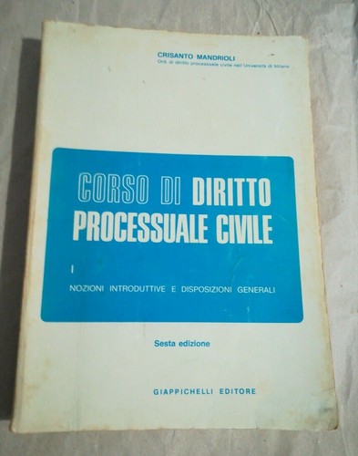 Corso diritto processuale - diritto,