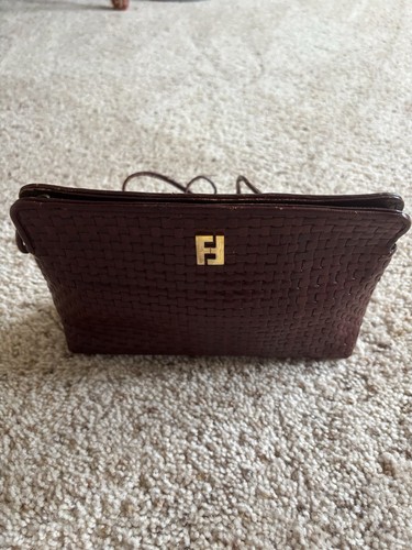 Borsa tracolla fendi tessuto - a,