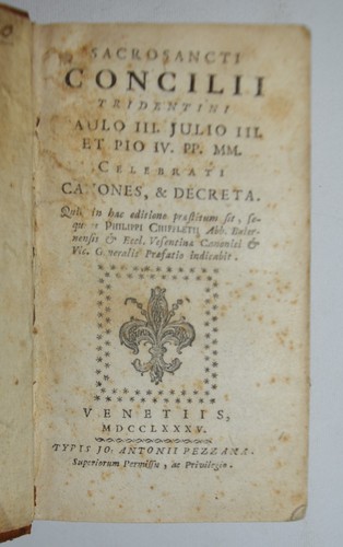 Concilio trento ediz - di, –