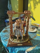 statuetta di porcellana vintage "L Arte Italiana nel Mondo"made in italy