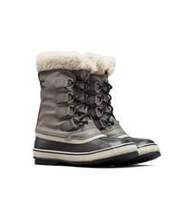 2084921052 SOREL STIVALETTO CARNEVALE INVERNALE DONNA, TAGLIA 8 (W6), NERO QUARRY