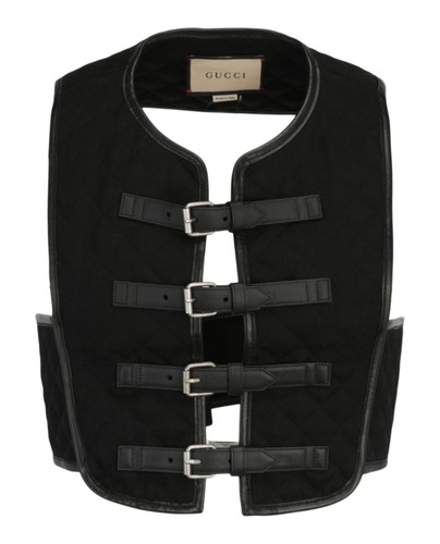 Gilet uomo gucci gabardine - uomo,