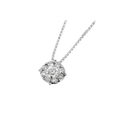 Collana in oro bianco con