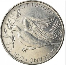 CITTÀ DEL VATICANO LIRE 100