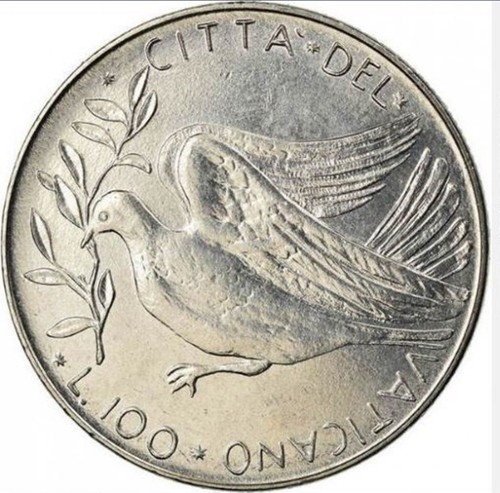 Città del vaticano lire 100 - cittÀ,