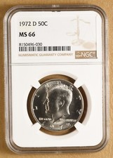 1972 D Kennedy mezzo dollaro