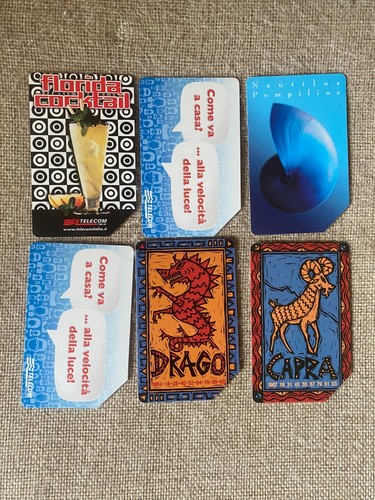 Carte telefoniche anni 90 - carte, '90