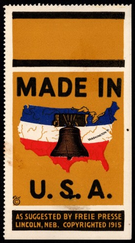 1915 francobollo poster - poster, usa
