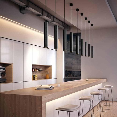Lampadario led cilindrico - led, da