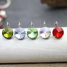 Orecchini con pietra swarovski - con,