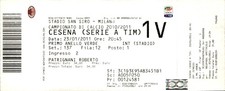Biglietto Partita Calcio Milan