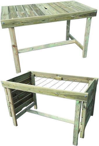 Tavolo legno stendino - tavolo, blinky