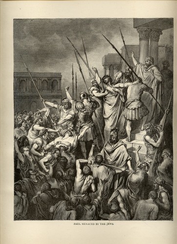 Antique bible engraving g - engraving, by
