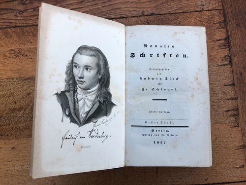 Novalis schriften fredrich - novalis,