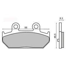 pastiglie freno POSTERIORI per